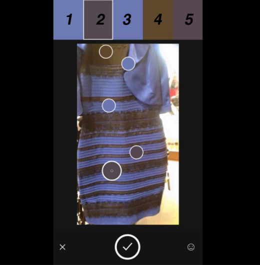 Adobe Photoshop color of dress