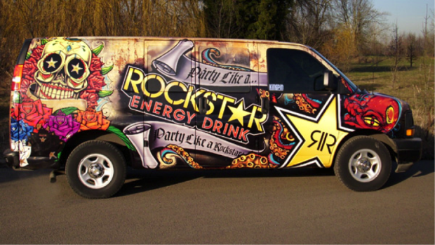 rockstar energy drink wrap design